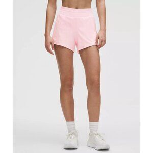 Hotty Hot High Rise Short 4" Lined - Pink Organza